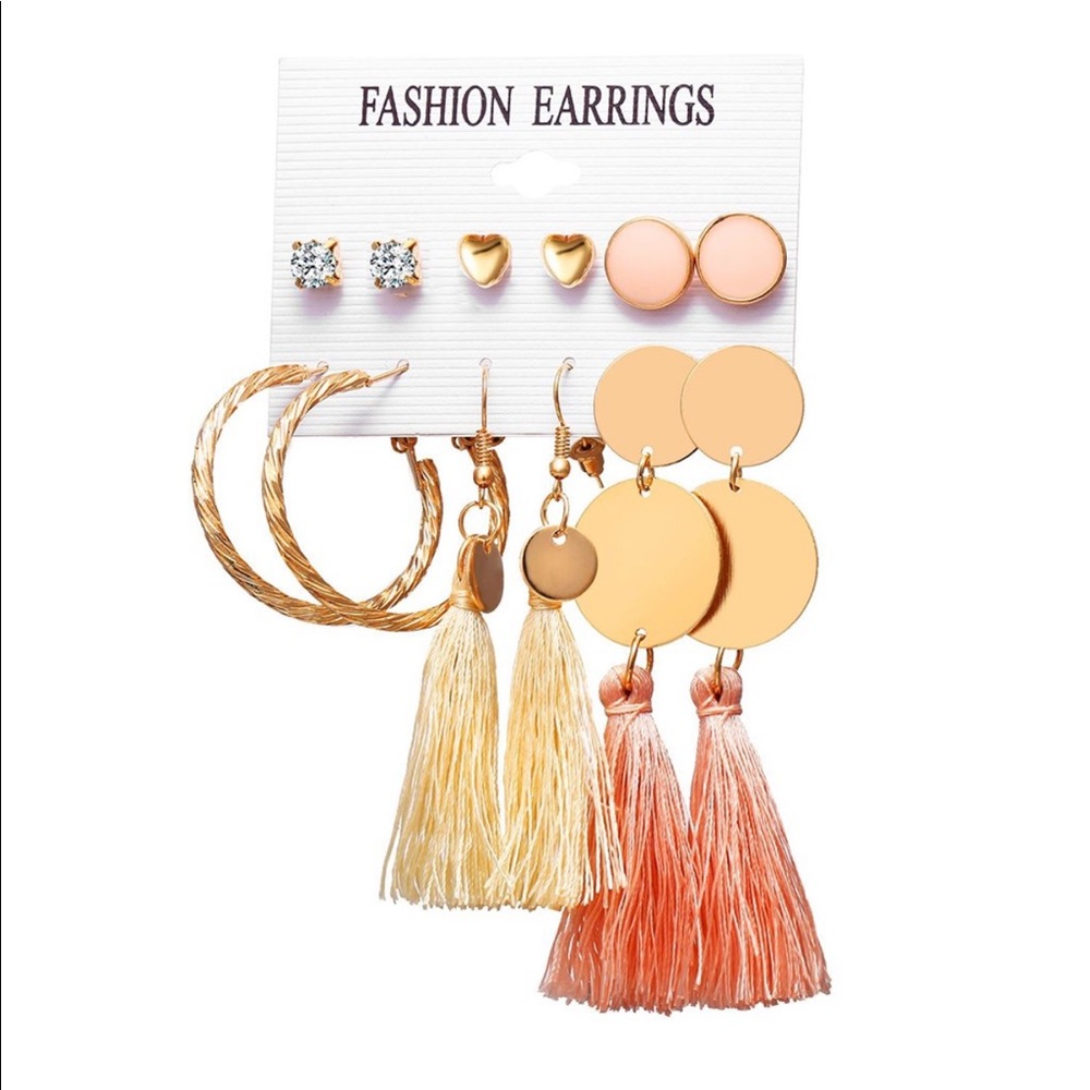 Six pair earring set